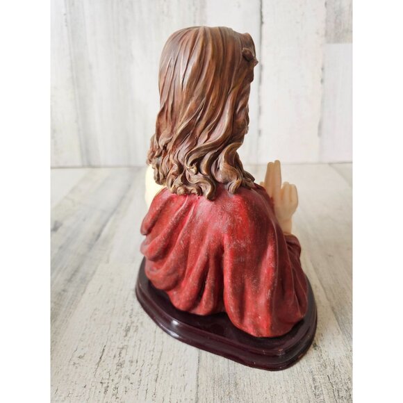 Jesus heart precious collection bust statue figurine religious - Picture 6 of 9